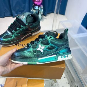 Louis Vuitton Skate Sneaker Metallic Green